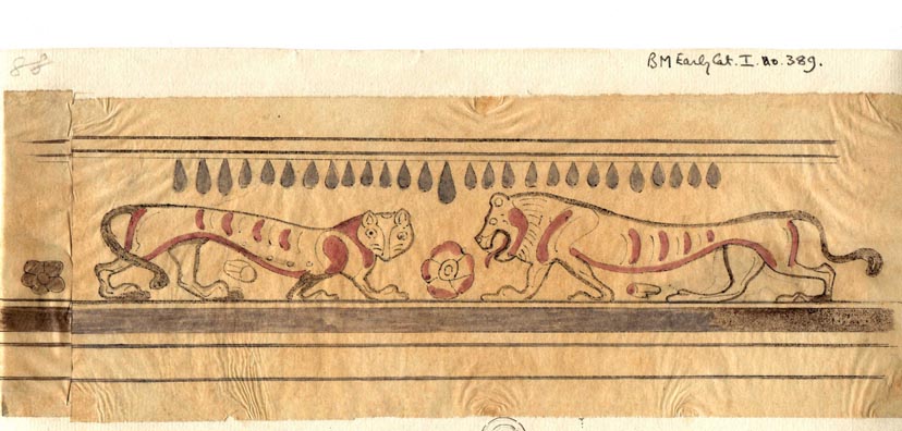288, lion and lioness pot design